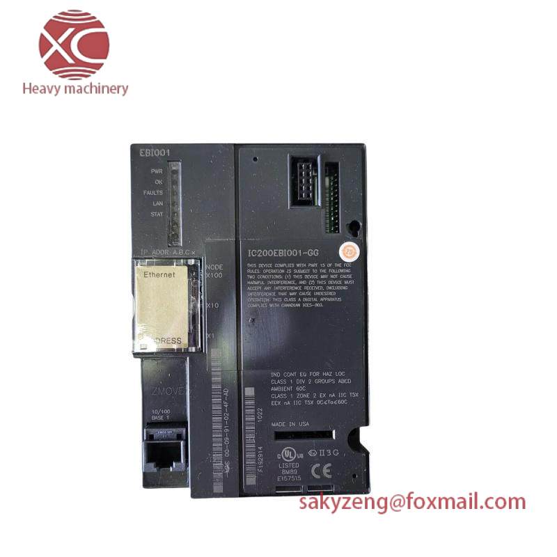 GE IC200EBI001 Ethernet Network Interface Unit