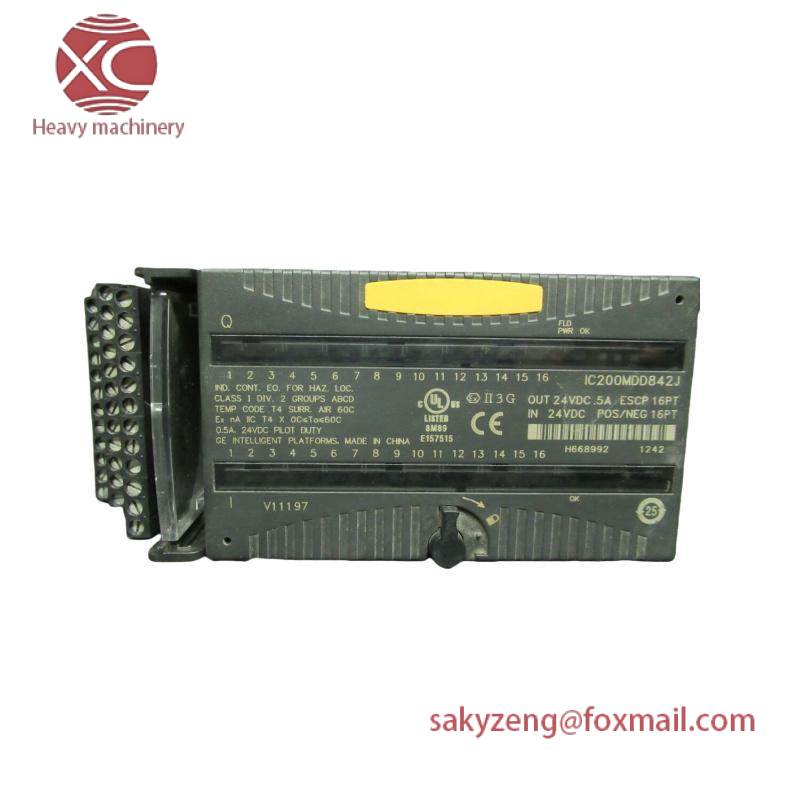 GE IC200MDD842J Mixed 24VDC Output ESCP 16 Pt Input Module