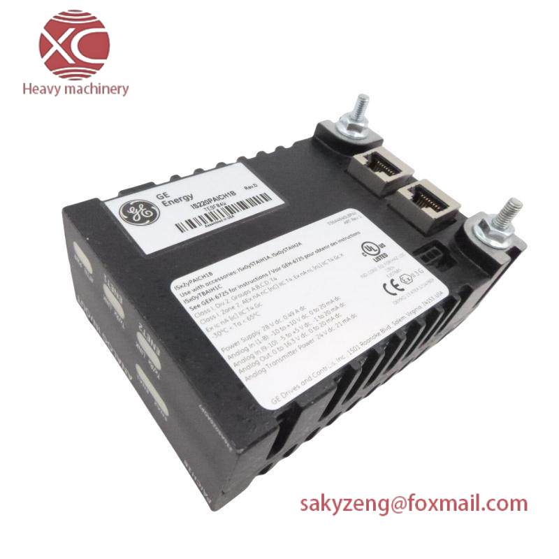 GE IS220PAICH1B 10 analog input and 2 analog outputs