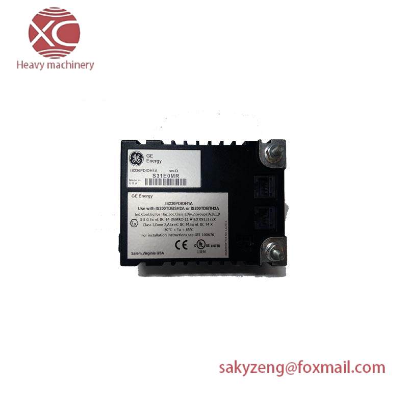 GE IS220PDIOH1A, REV D Boards & Turbine Control