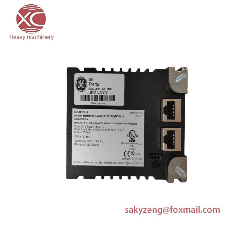GE IS220PRTDH1B RTD I/O module