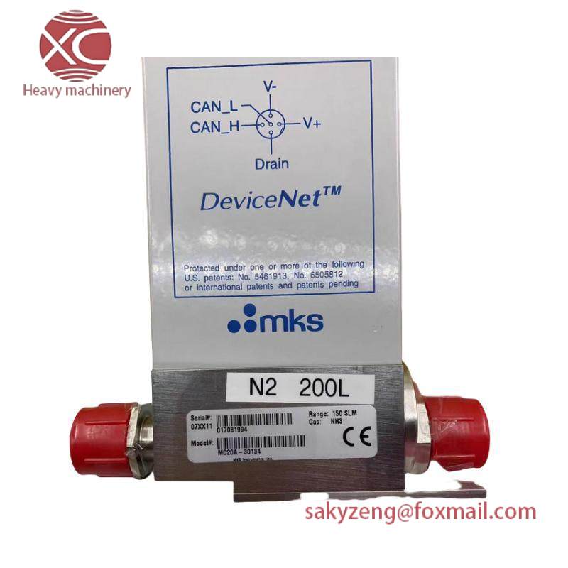 MKS MC20A-30134 Mass Flow Controllers