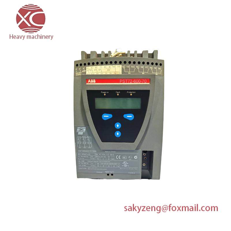 ABB PST72-600-70 1SFA894007R7000 Soft starter