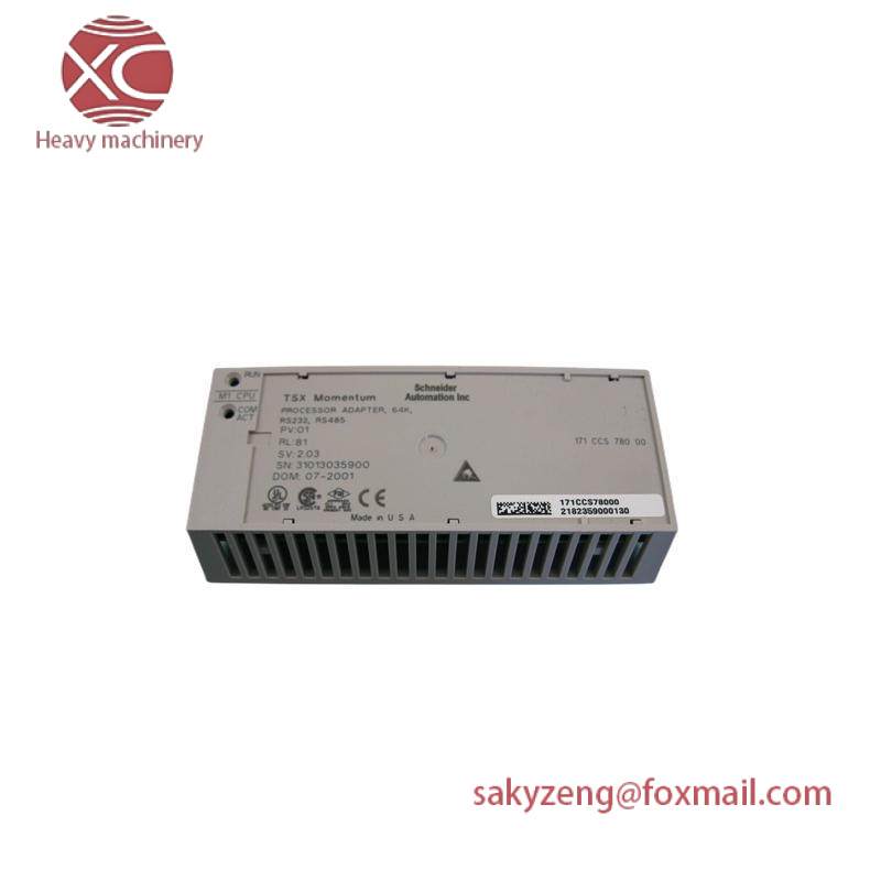 Schneider 171CCS78000 PROCESSOR ADAPTER MODULE
