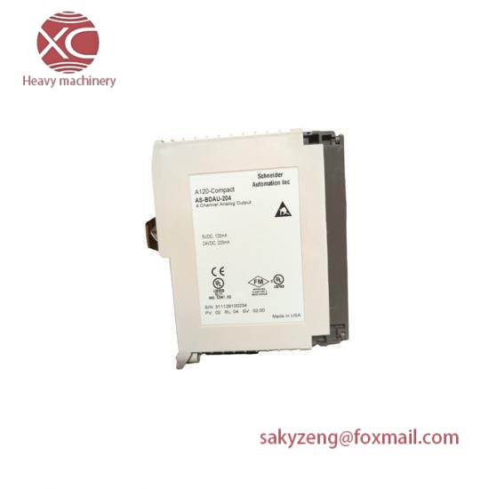 Schneider AS-BDAU-204 4 CHAN ANALOG OUTPUT