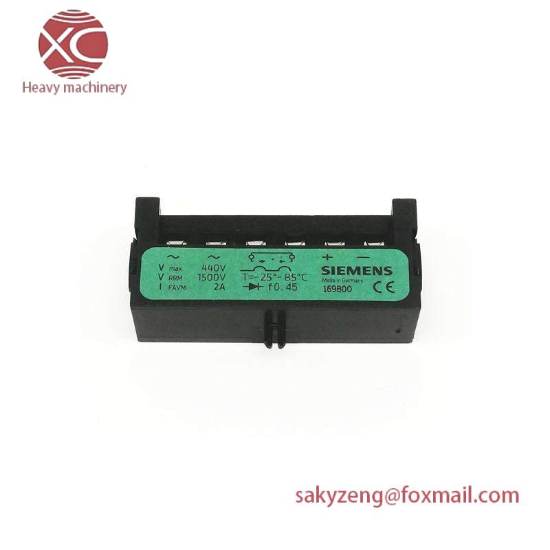 SIEMENS 169800 rectifier module