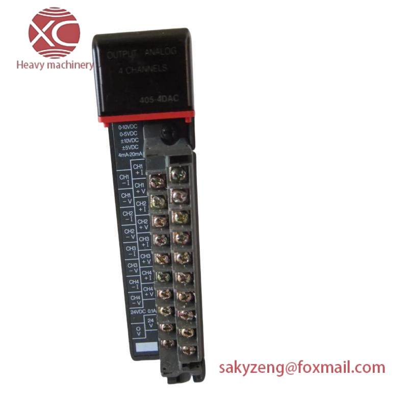 SIEMENS 405-4DAC CHANNEL ANALOG INPUT MODULE