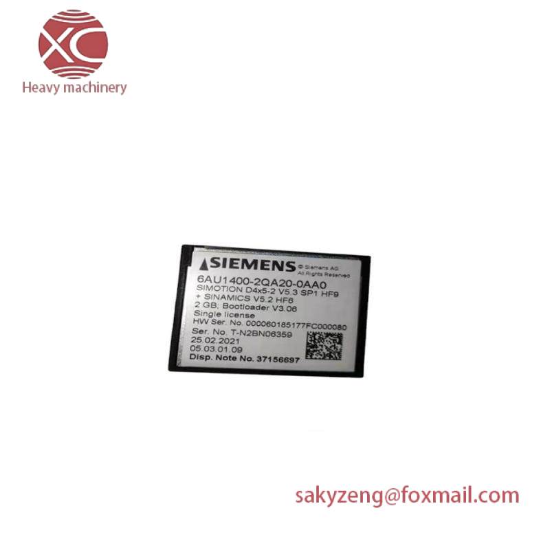 SIEMENS 6AU1400-2QA20-0AA0 Compact Flash Card