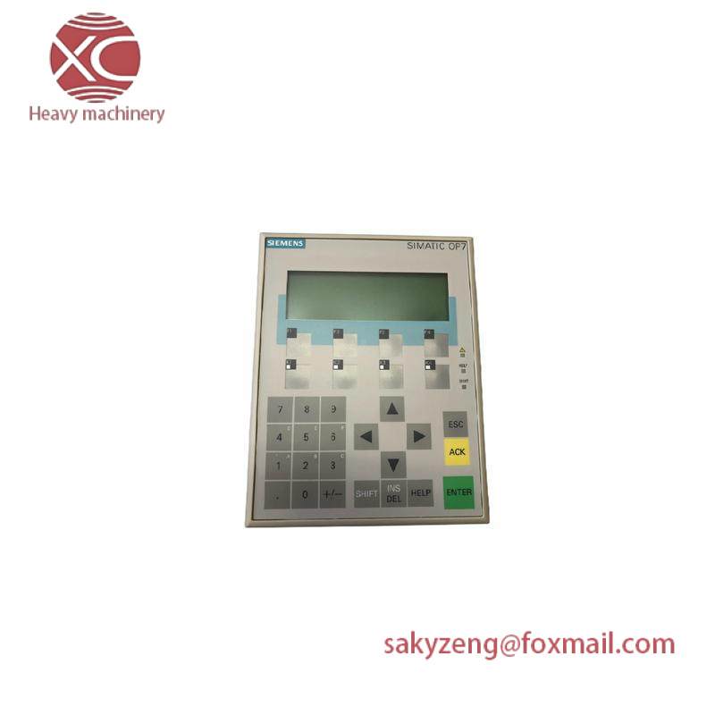 SIEMENS 6AV3607-1JC20-0AX1 OPERATOR INTERFACE
