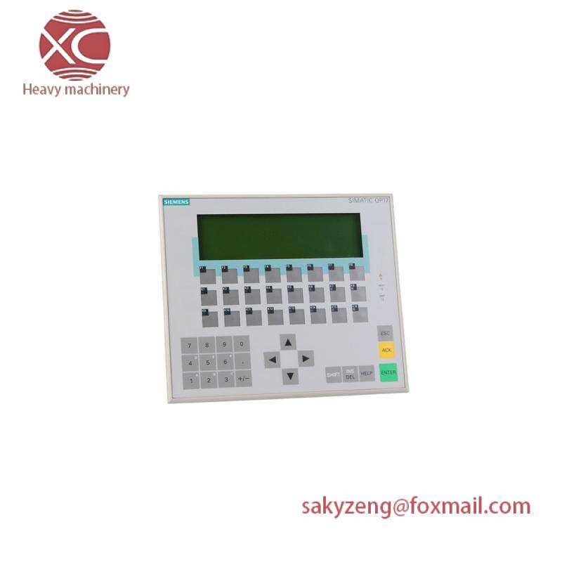 SIEMENS 6AV3617-1JC20-0AX1 OPERATOR INTERFACE