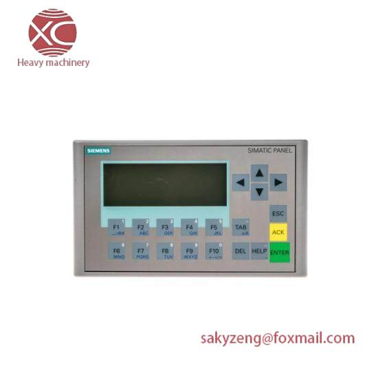 Siemens 6AV6647-0AH11-3AX1 PN Basic Panel Display