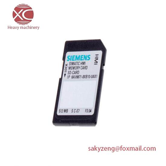 Siemens 6AV6671-8XB10-0AX1 SIMATIC SD memory card