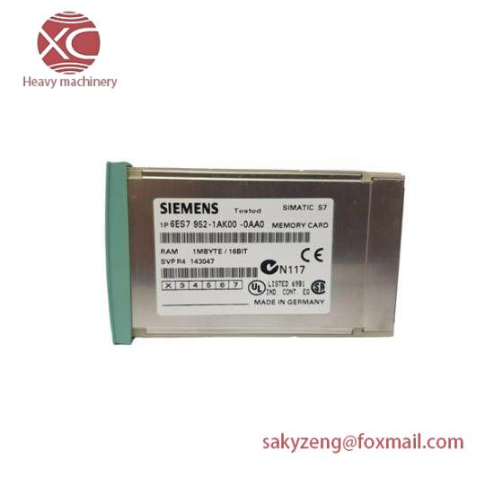 SIEMENS 6ES7952-1AK00-0AA0 RAM Memory Card