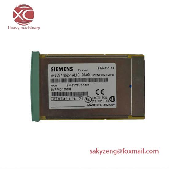 SIEMENS 6ES7952-1AL00-0AA0 RAM Memory Card