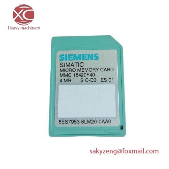 Siemens 6ES7 953-8LM20-0AA0  Micro Memory Card