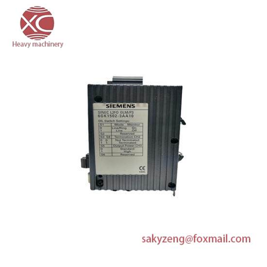 SIEMENS 6GK1502-3AA10 OPTICAL LINK MODULE