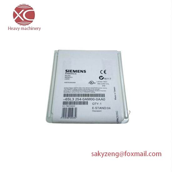 SIEMENS 6SL3 254-0AM00-0AA0 Micro Memory Card