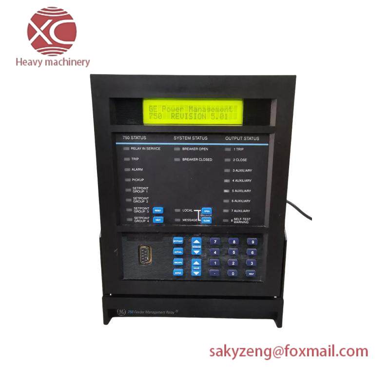 GE SR750-P5-G5-S5-HI-A20-R FEEDER MANAGEMENT RELAY