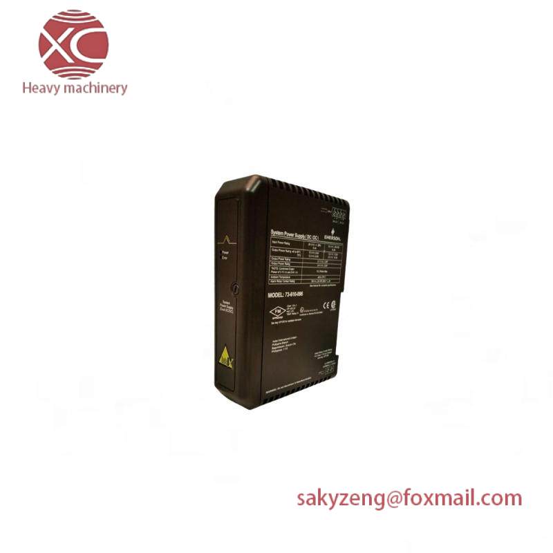 EMERSON VE5009 KJ1501X1-BC3 12P3935X022 Enhanced System Power Supply
