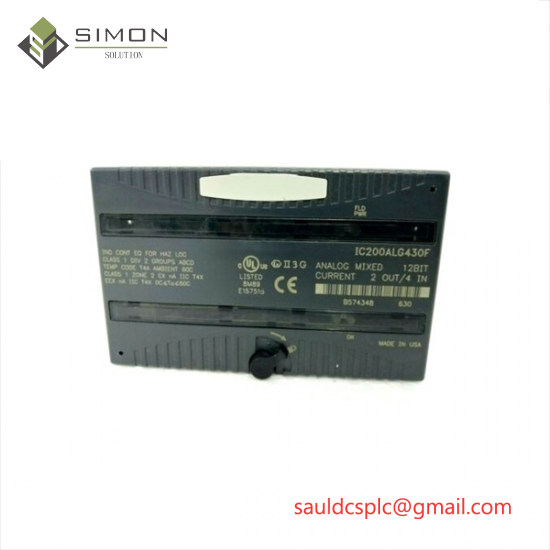 GE FANUC IC200ALG430F analog mixed module