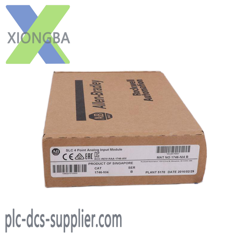 1746-NI4 SLC 4 Point Analog Input Module