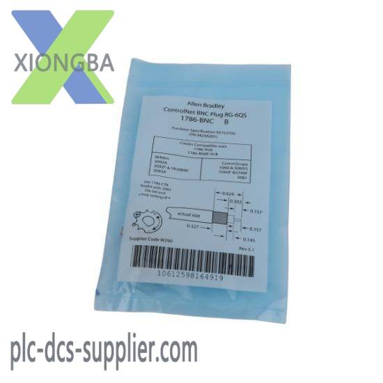1786-BNC/B ControlNet Media Coaxial BNC Connector