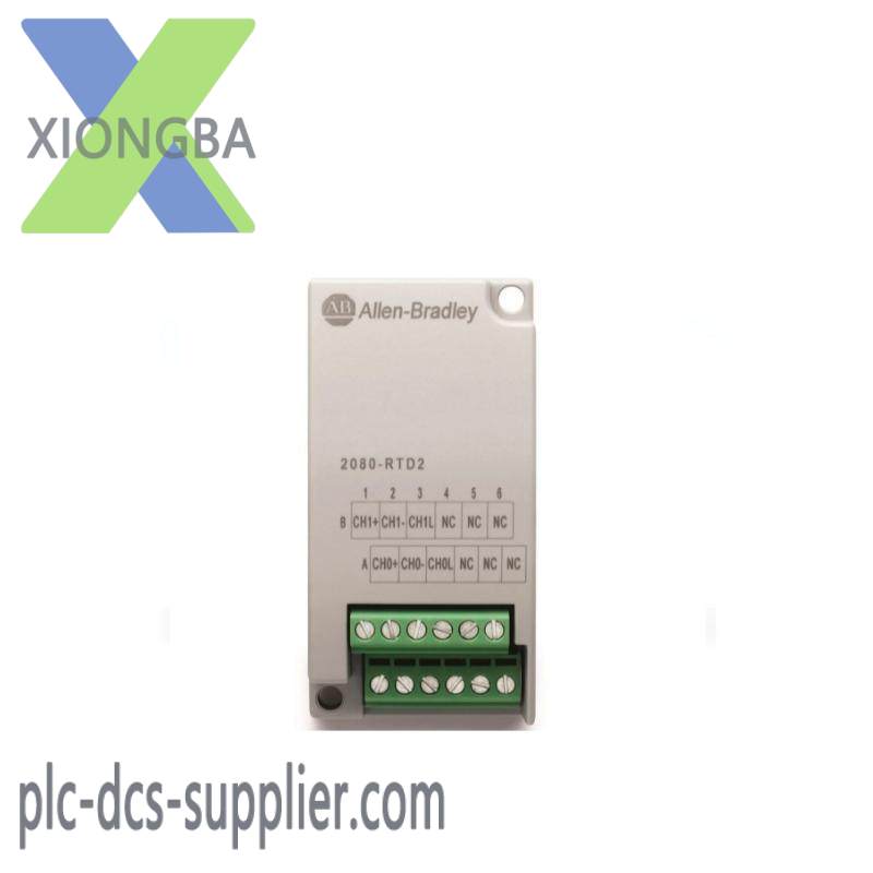 AB 2080-RTD2 Resistance Thermometer Detector Inputs