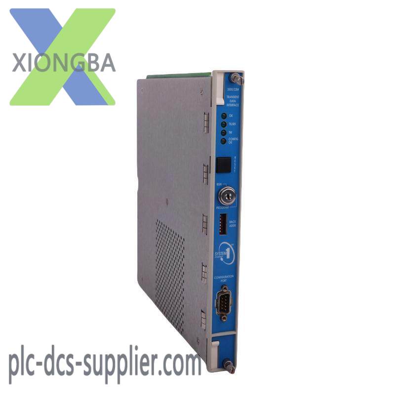 BENTLY NEVADA 3500/22M 138607-01 Transient Data Interface