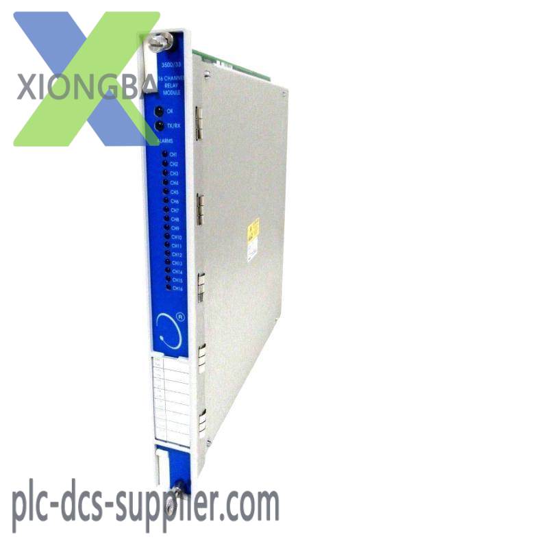BENTLY NEVADA 3500/33 16-Channel Relay Control Module