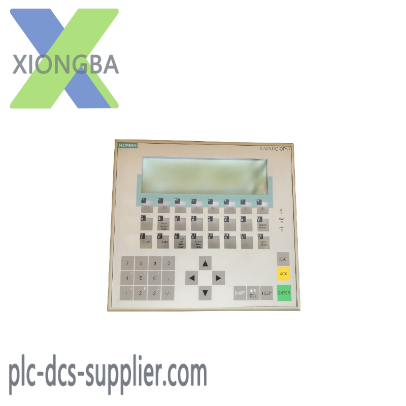 SIEMENS 6AV3617-1JC20-0AX1 Operator Panel