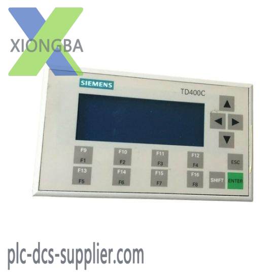 6AV6640-0AA00-0AX0 SIEMENS SIMATIC TD400C Operator Panel