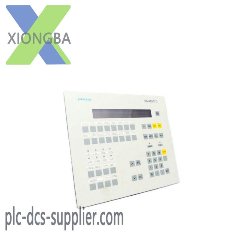 SIEMENS 6DD1670-0AF0 SIMADYN D OPERATOR PANEL