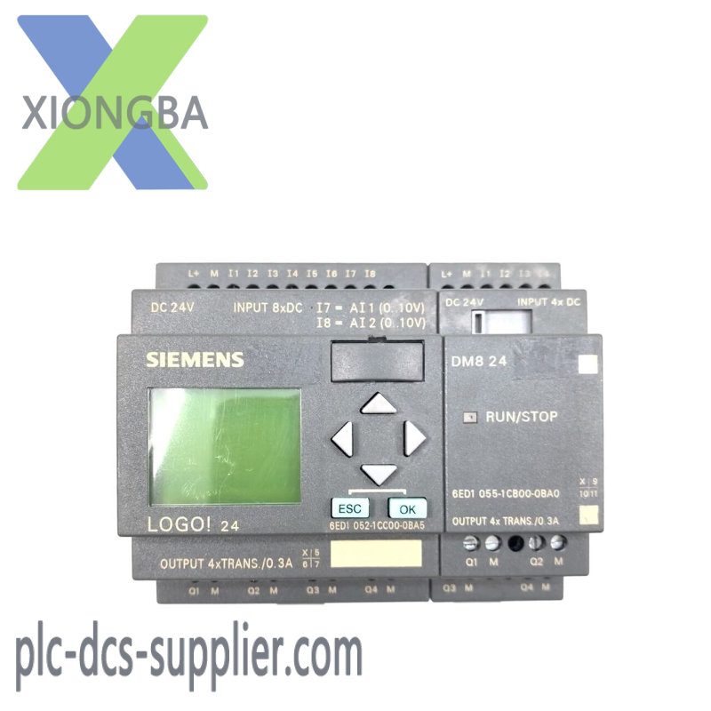 SIEMENS 6ED1 052-1CC00-0BA5 LOGIC MODULE, DISPLAY