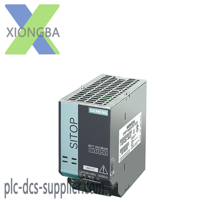 SIEMENS 6EP1 333-3BA00 power supply input