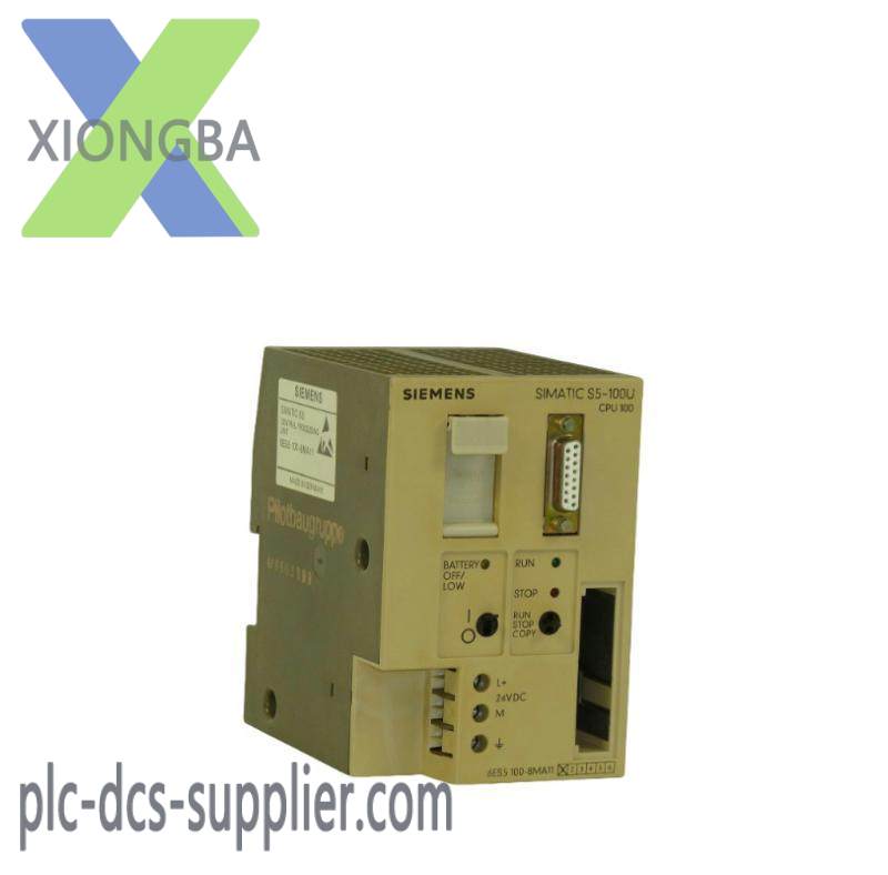 SIEMENS 6ES5100-8MA11 CPU 100 Processor Module