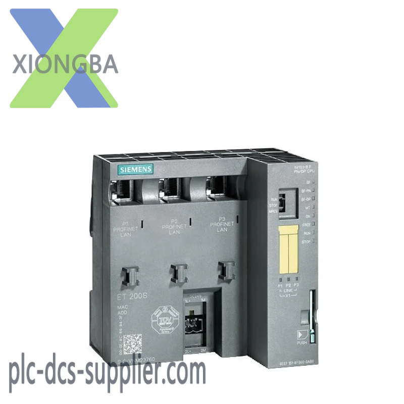 SIEMENS 6ES7151-8FB01-0AB0 ET 200S, IM151-8F PN/DP CPU