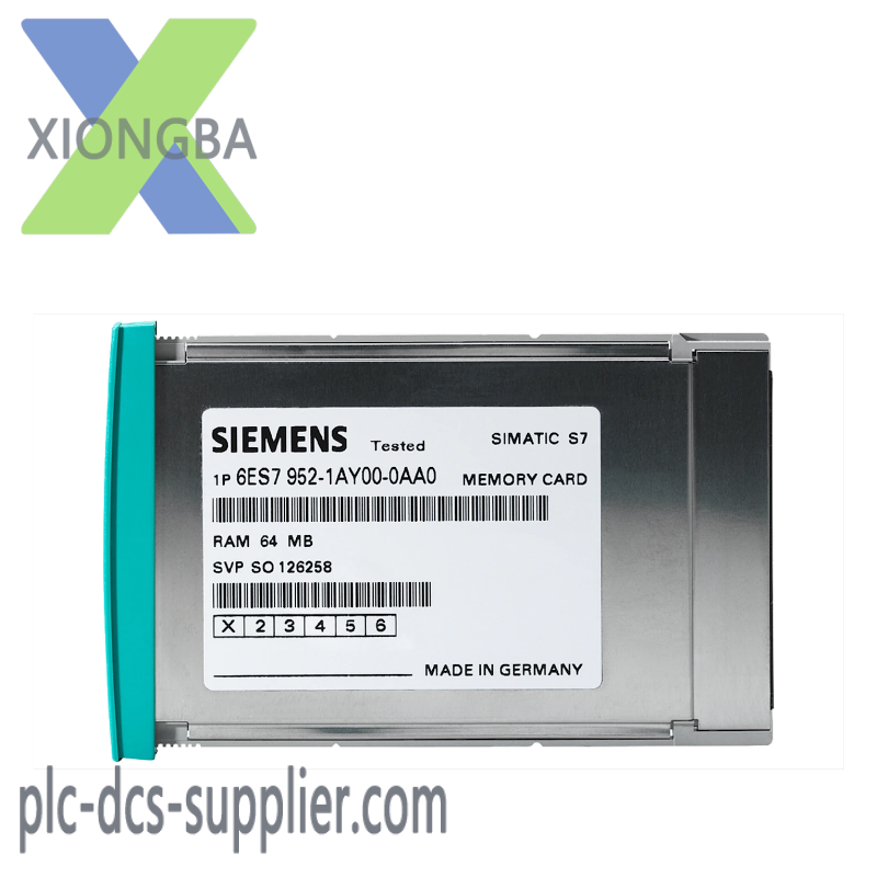 SIEMENS 6ES7952-1AK00-0AA0 RAM Memory Card