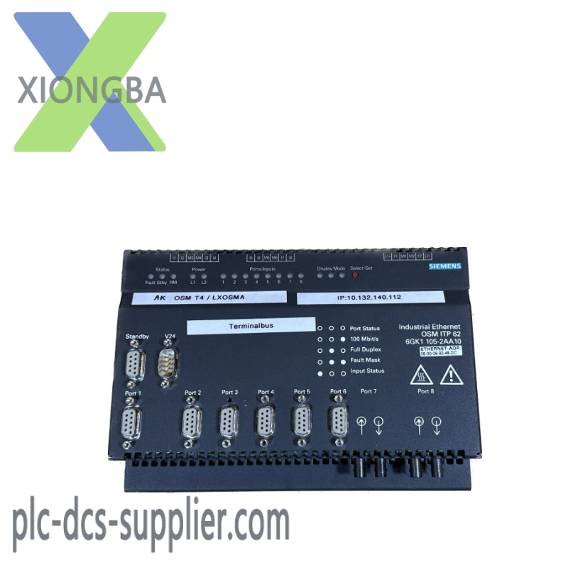 SIEMENS 6GK1 105-2AA10 OSM ITP62 Optical Switch Module