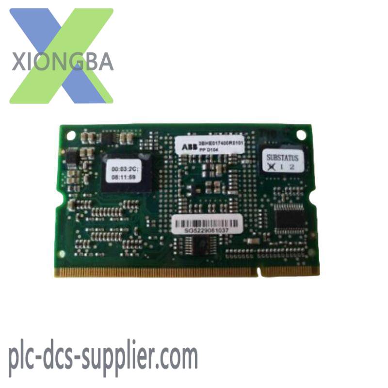 ABB 3BHE017400R0101 Main control board