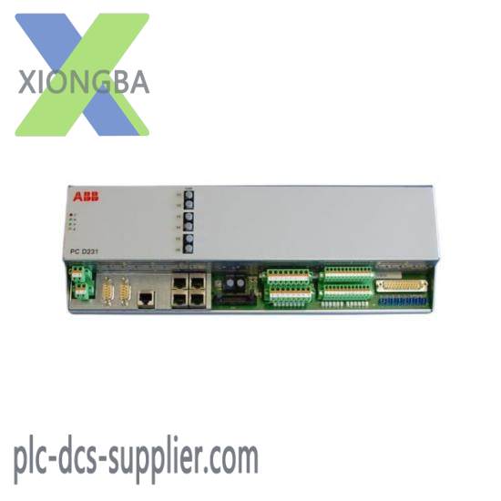 ABB 3BHE025541R0101 PCD231B  Exciter Control Module