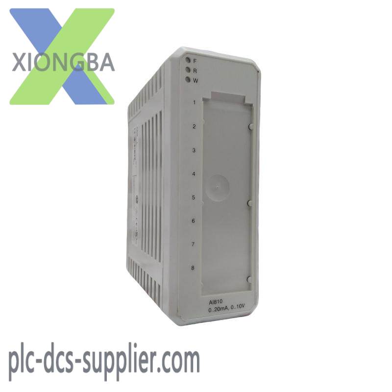 ABB AI810 3BSE008516R1 Analog Input 1x8 ch
