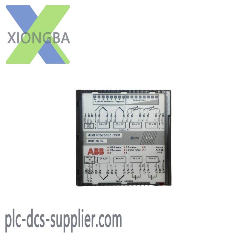 ABB CS31 ICDT08B5 GJR5251600R0101 Anolog Input Module