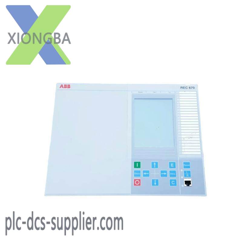 ABB REC670 1MRK000008-NB Rec670 Bay Control Display