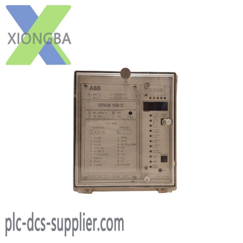 ABB SPAM-150C MOTOR PROTECTION RELAY