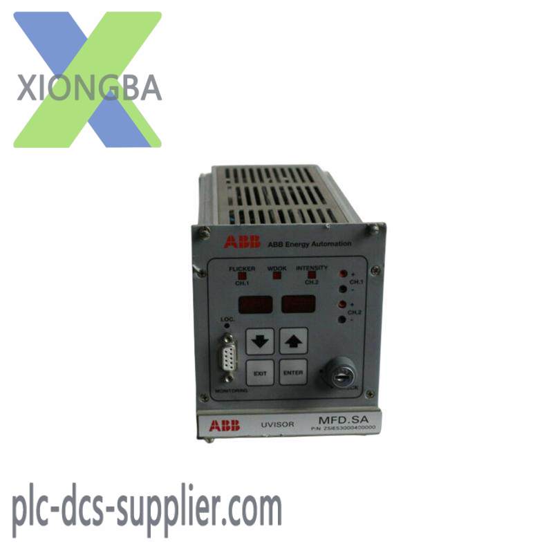 ABB UVISOR MFD.SA ZSIE53000400000 Flame controller