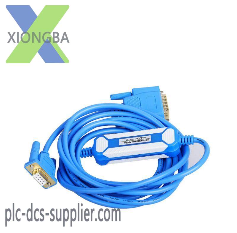 SIEMENS AMSAMOTION PC-TTY S5 PLC programming cable