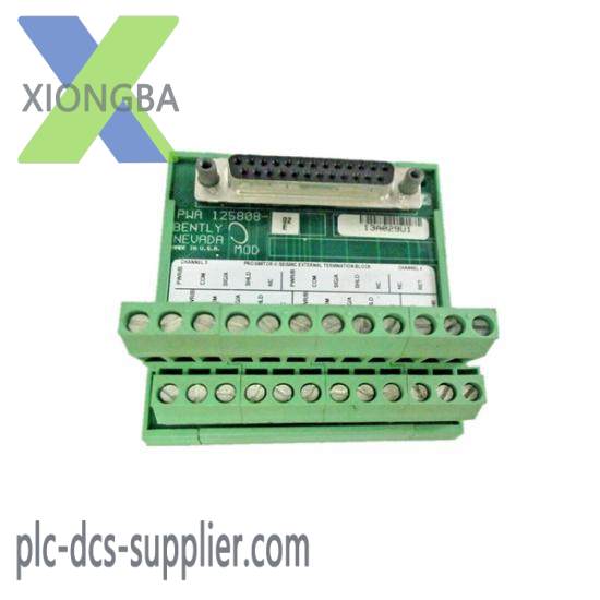 BENTLY NEVADA 125808-02A Terminal Block Board