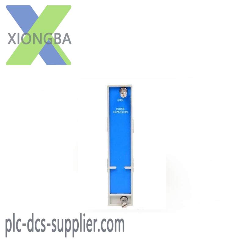 BENTLY NEVADA 128275-01E FUTURE EXPANSION FACEPLATE