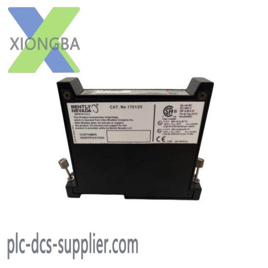 Bently Nevada 1701/25 FieldMonitor Seismic Input Monitor