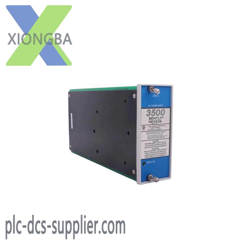 Bently Nevada 3500/15 AC 106M1079-01 Power Supply Module